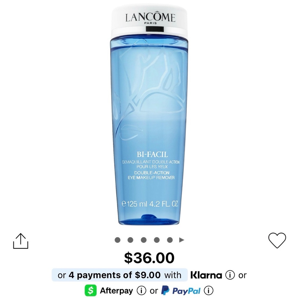 Lancôme Bi-Facil Double Action Eye Makeup Remover